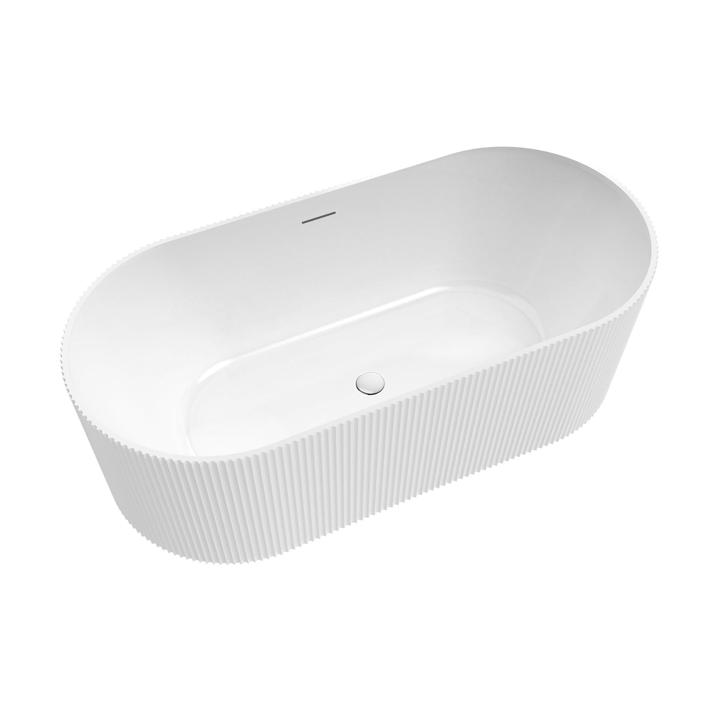 Vinnova Linyi 59.1" x 31.5" Soaking Bathtub