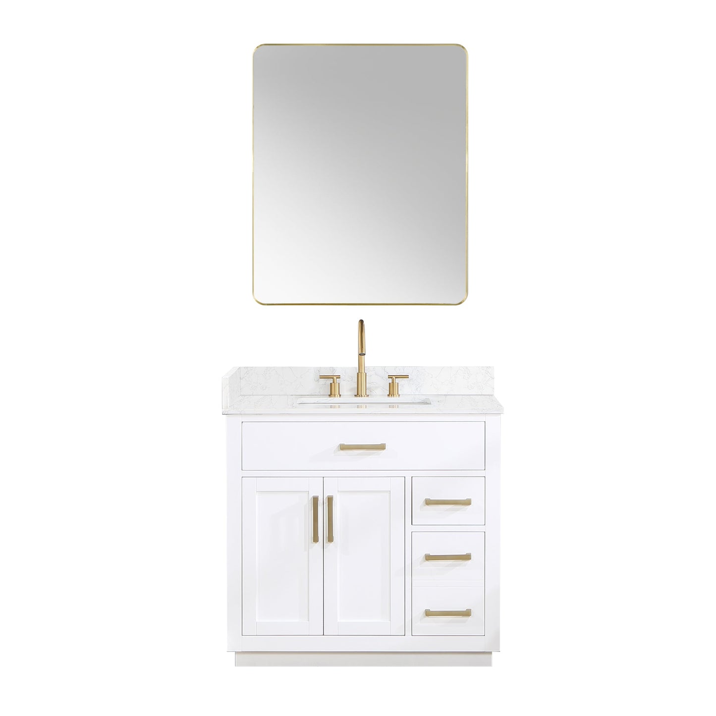 Gavino 36" Single Vanity with Top