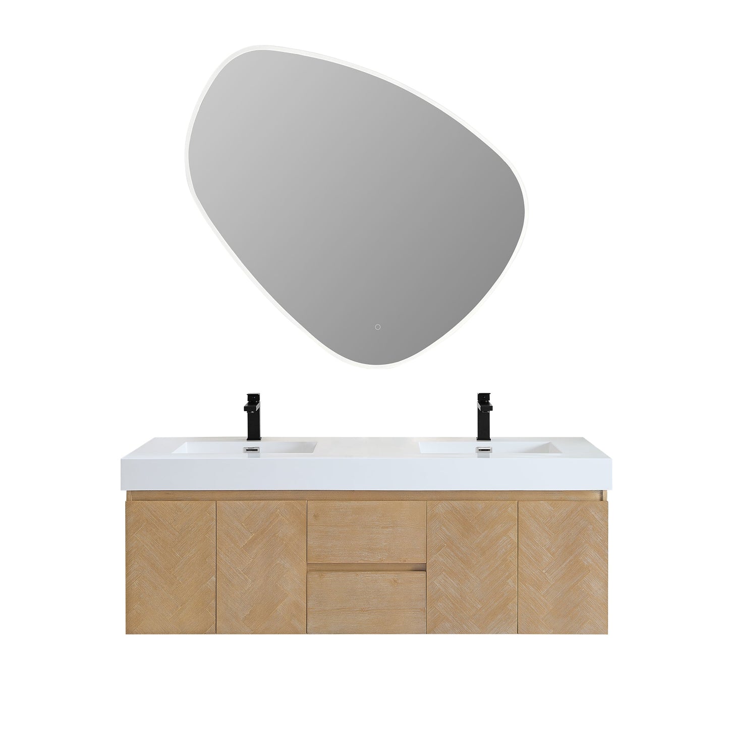 Siena 60" Double Vanity with Top