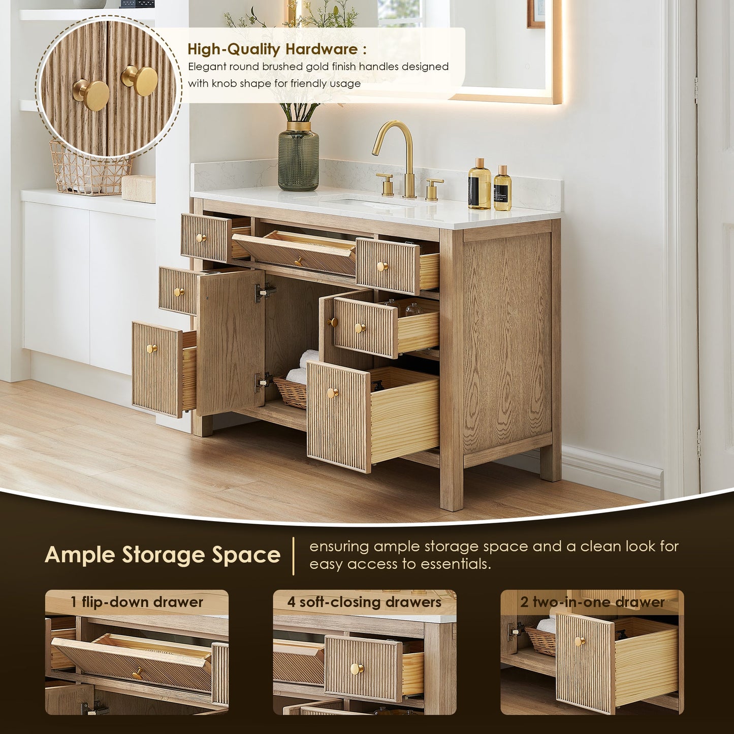 Cerrito 48" Single Vanity With Top