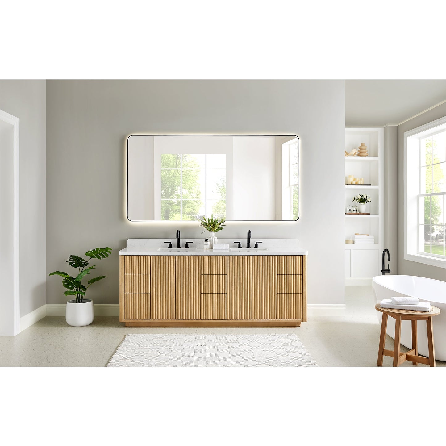 Clayton 84" Double Vanity with Top