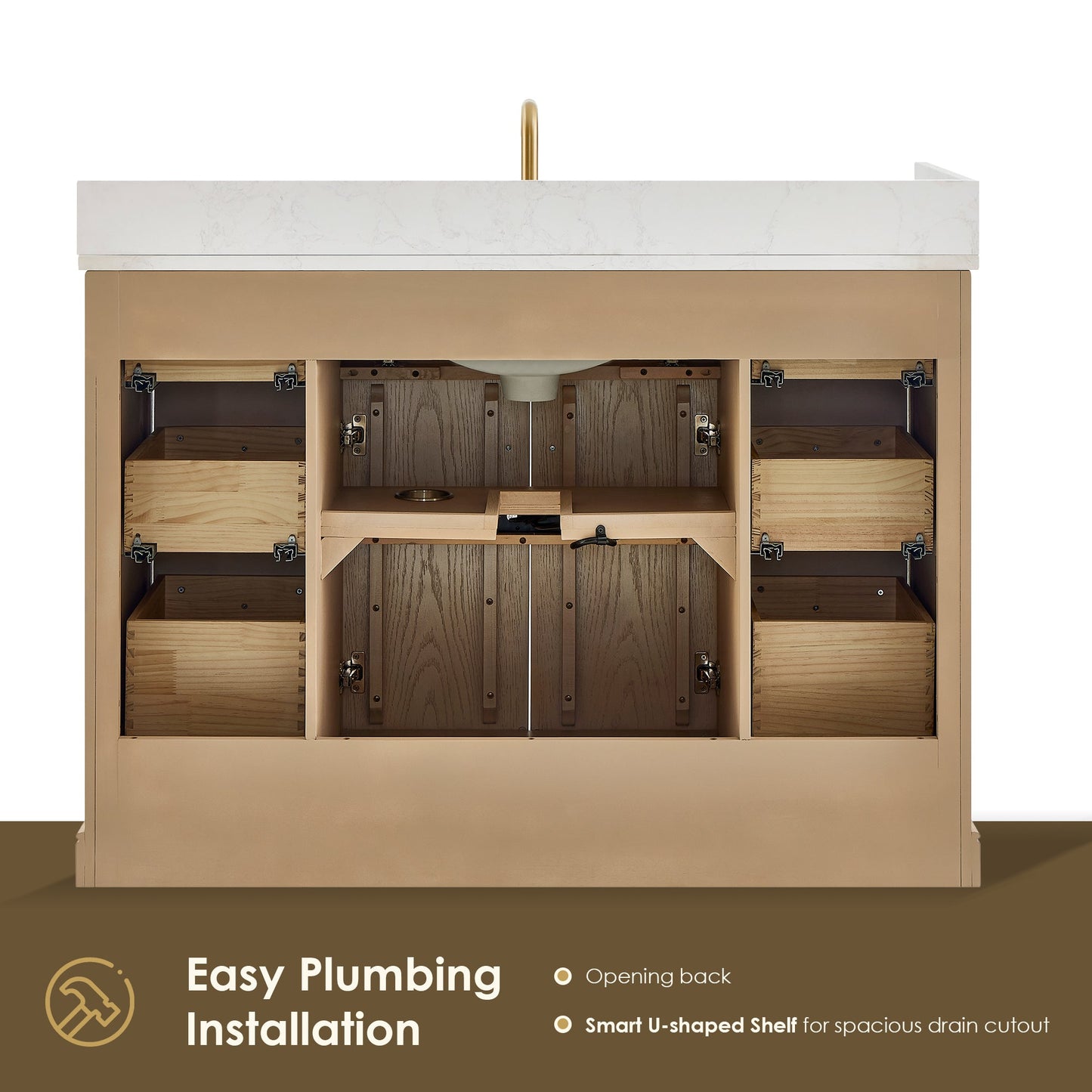 Barnett 36"/48"/60“/72" Single/Double Vanity with Top