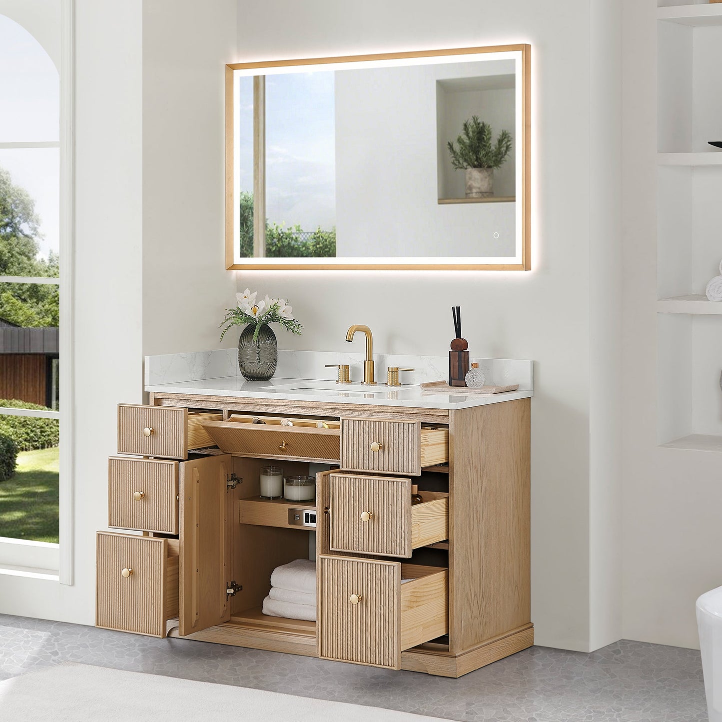 Barnett 36"/48"/60“/72" Single/Double Vanity with Top