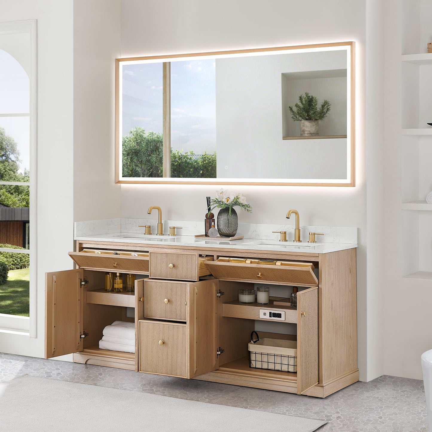 Barnett 36"/48"/60“/72" Single/Double Vanity with Top