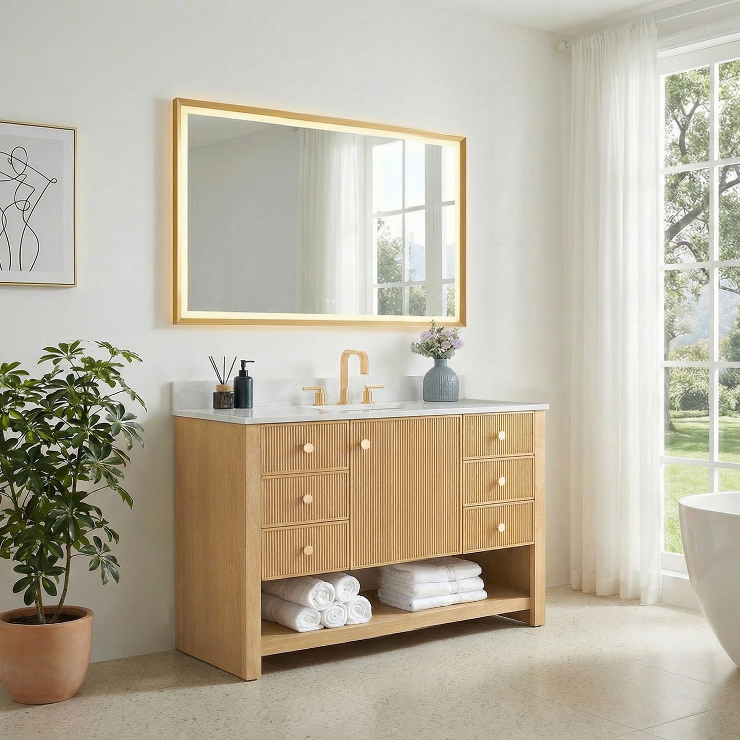 Cecil 36"/48"/60"/72" Single/Double Vanity with Top