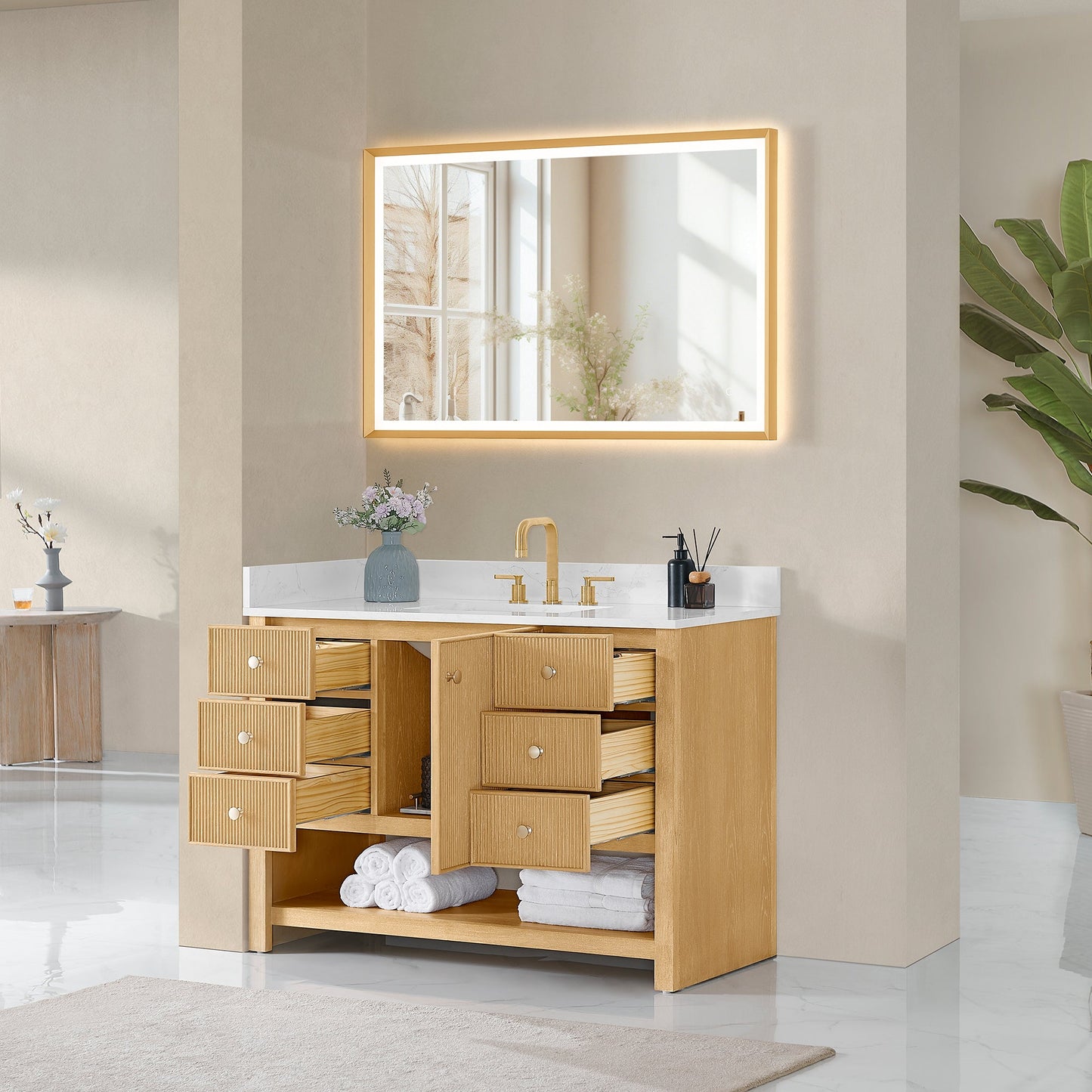 Cecil 36"/48"/60"/72" Single/Double Vanity with Top