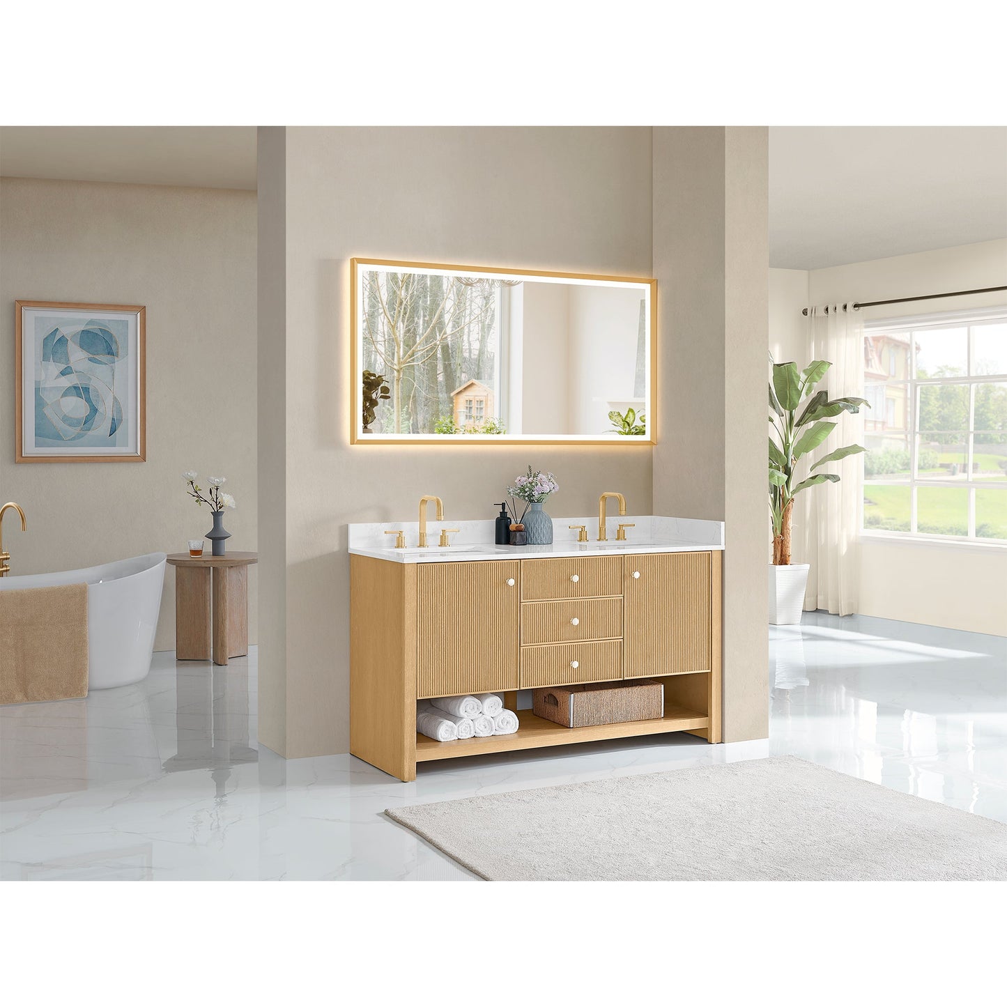 Cecil 36"/48"/60"/72" Single/Double Vanity with Top