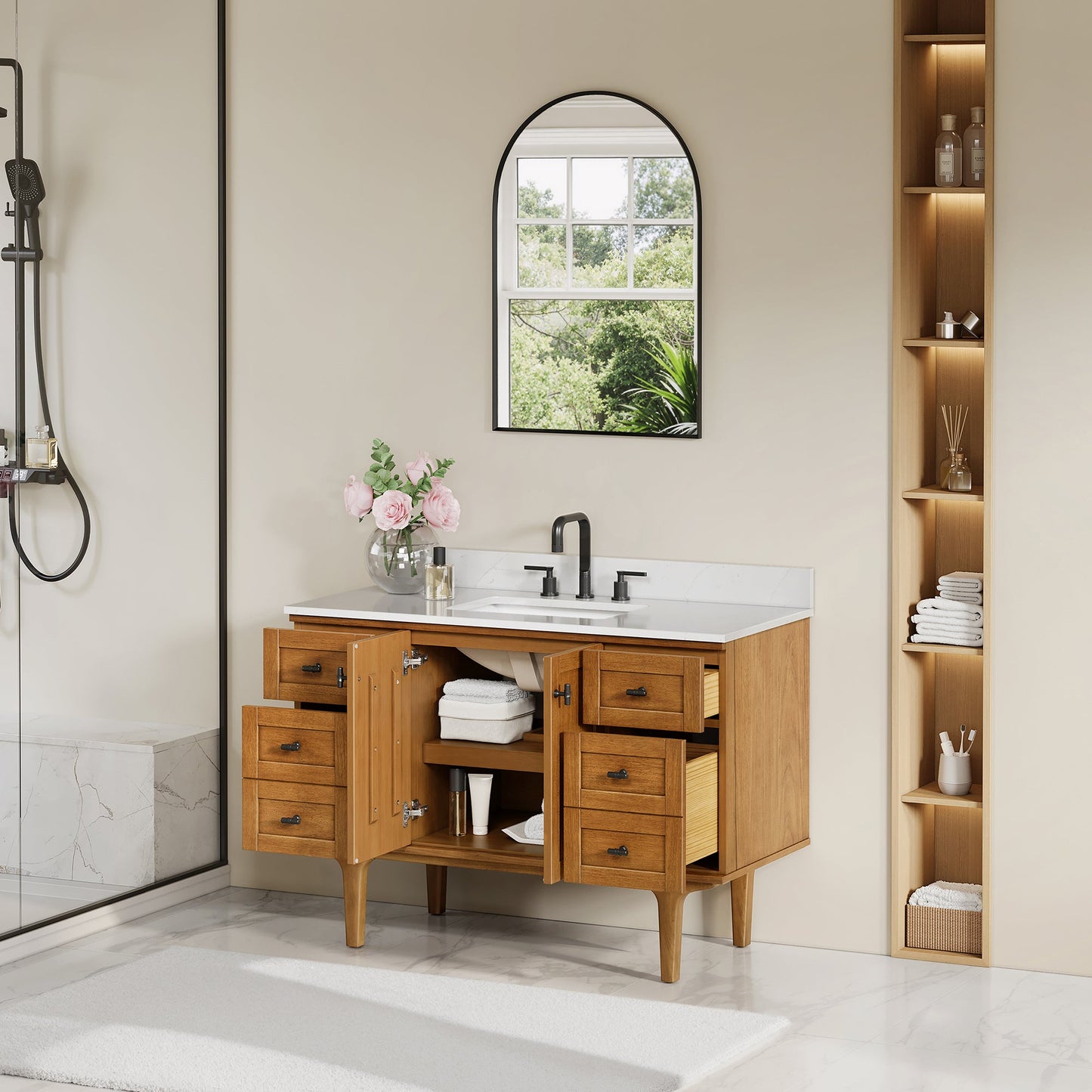 Orasia 36"/48"/60"/72" Single/Double Vanity with Top