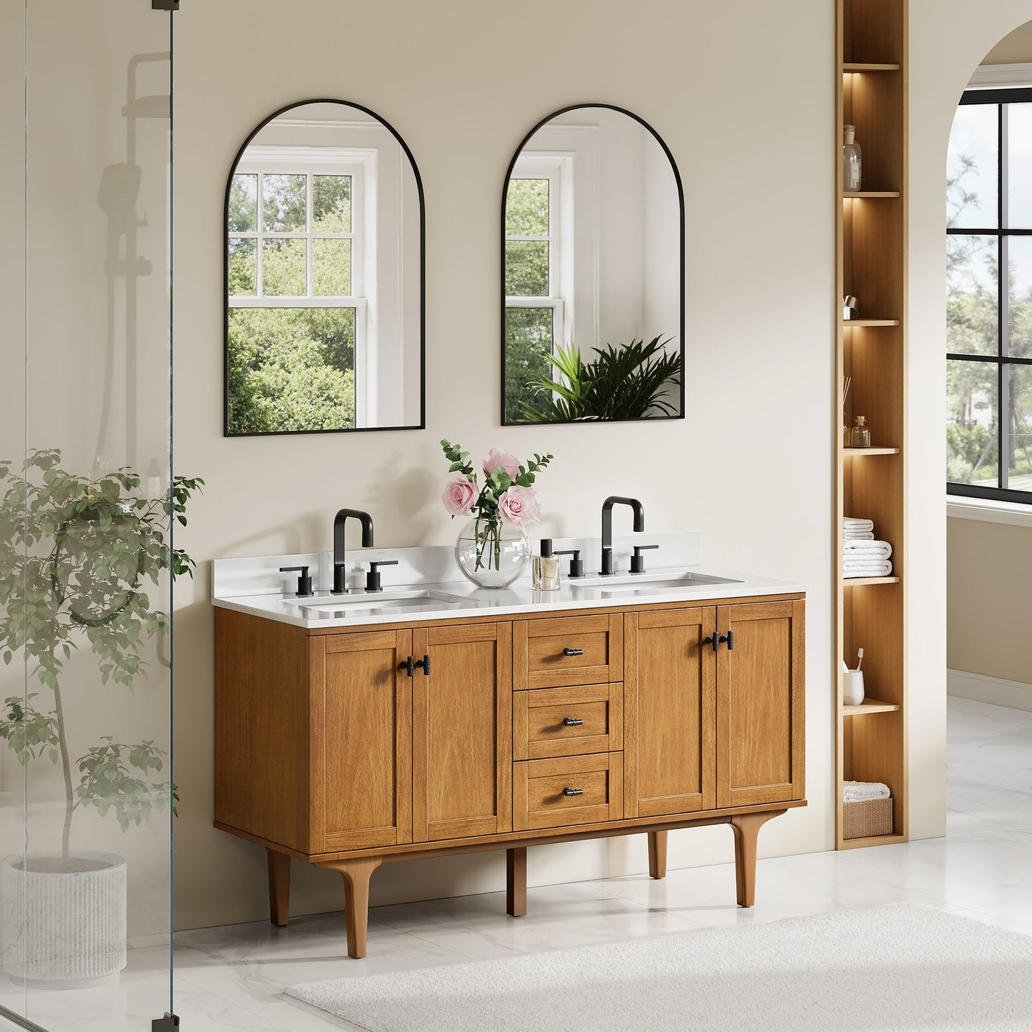 Orasia 36"/48"/60"/72" Single/Double Vanity with Top