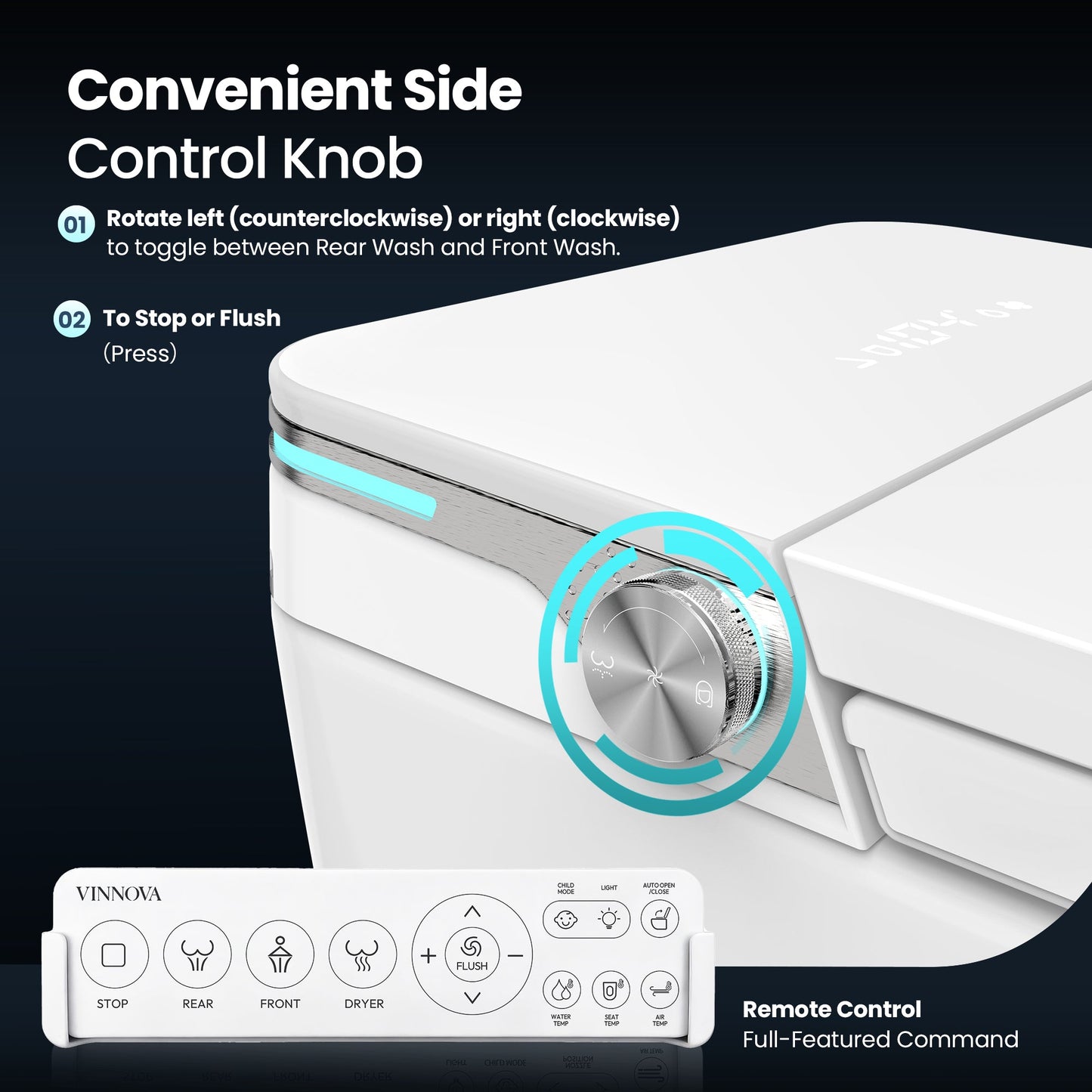 Yecla Elongated Smart Bidet Toilet MAX Version
