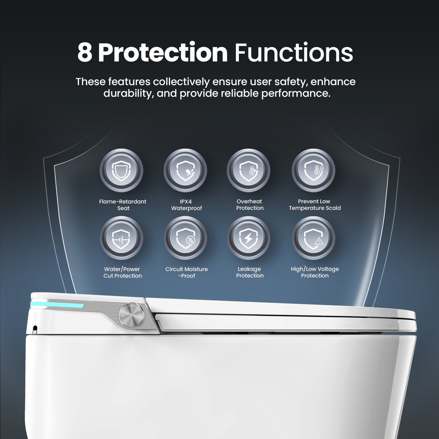 Yecla Elongated Smart Bidet Toilet ULTRA Version