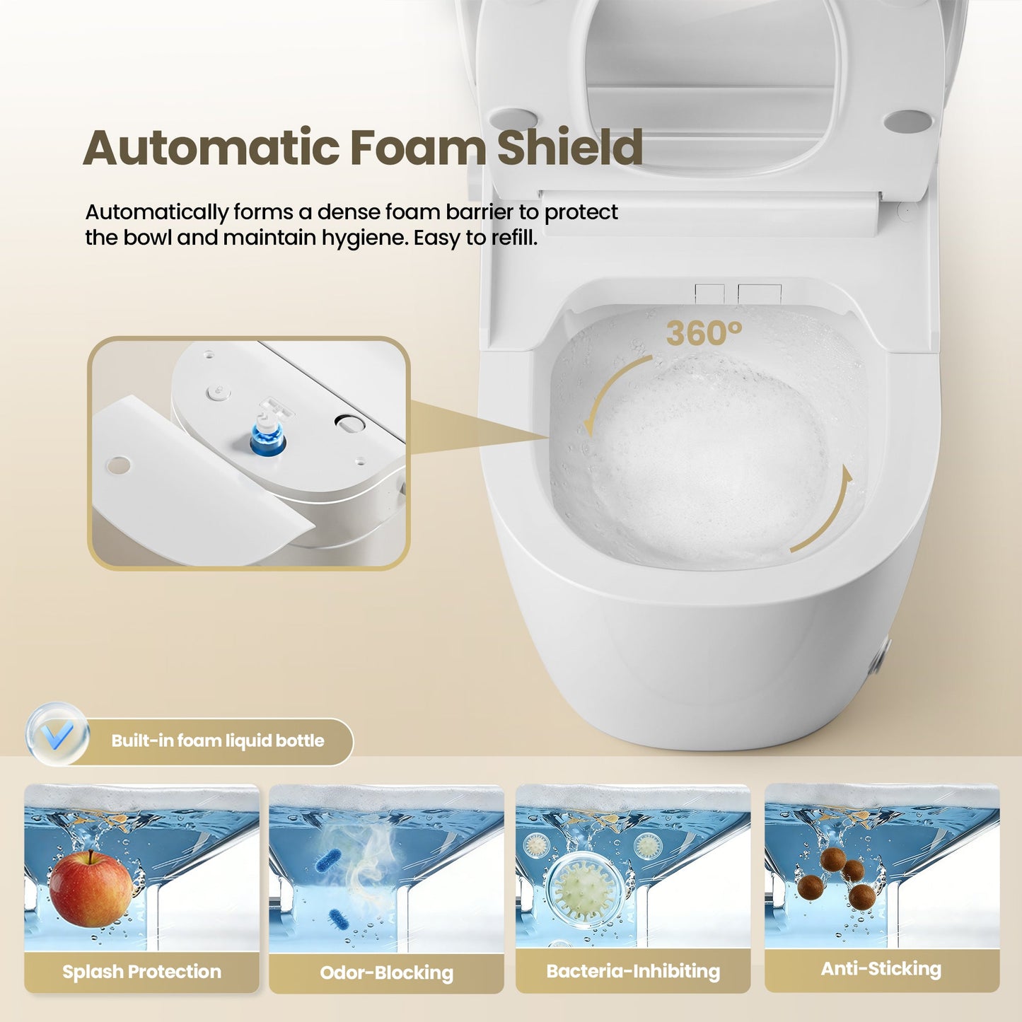 Vittuone Elongated Smart Bidet Toilet ULTRA PLUS Version