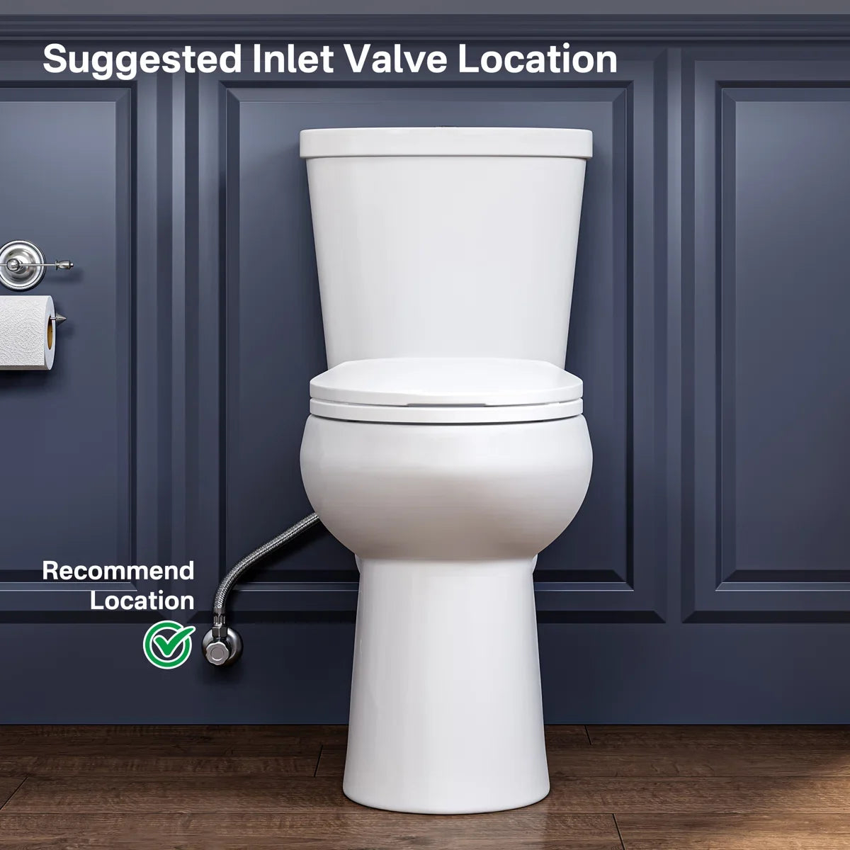 Dayton Elongated 18.9" Chair Height Two-Piece Toilet, Single or Dual Flush, Soft-Close Seat