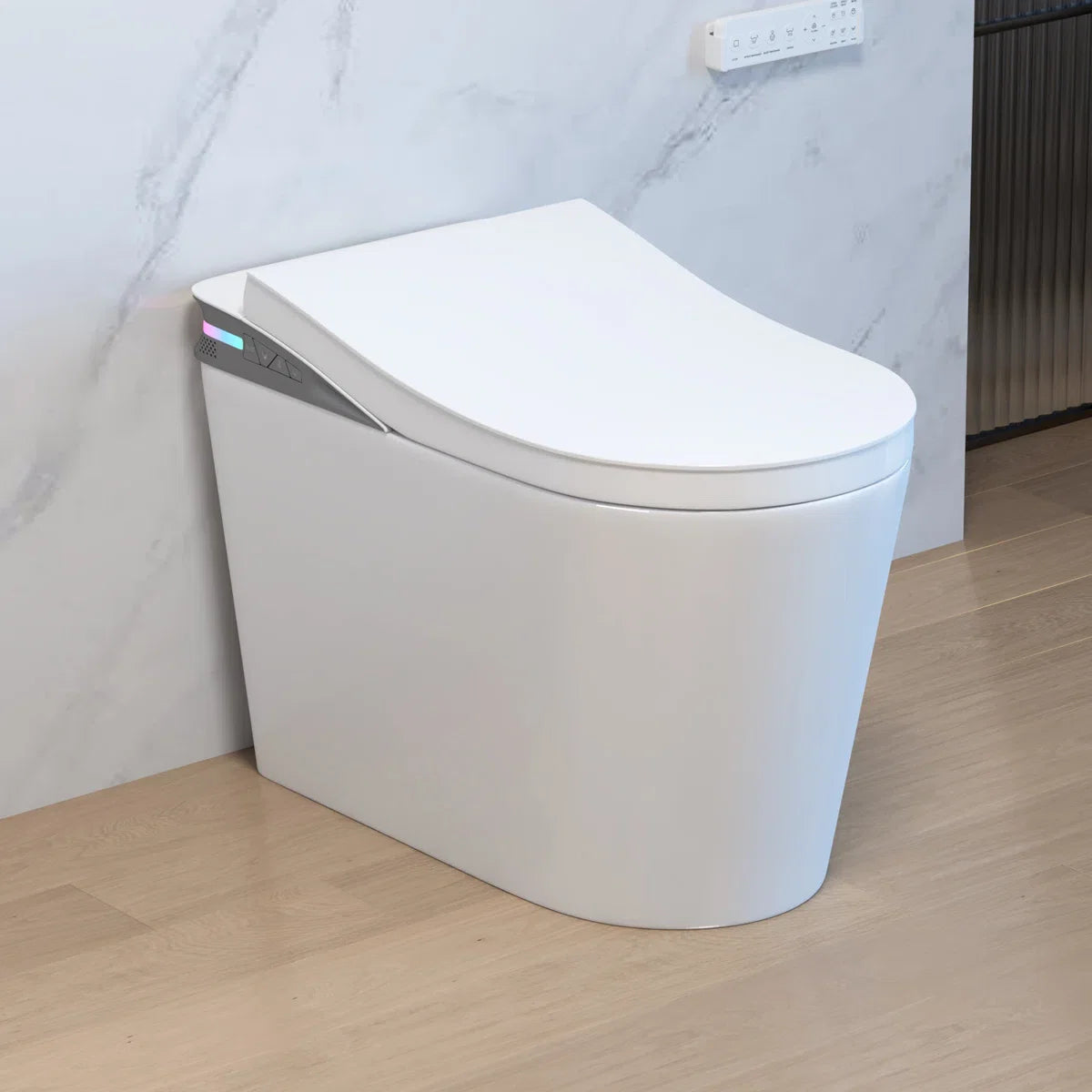 Oslo Elongated Smart Toilet with Auto-Open Lid, Bidet & Touchless Flush