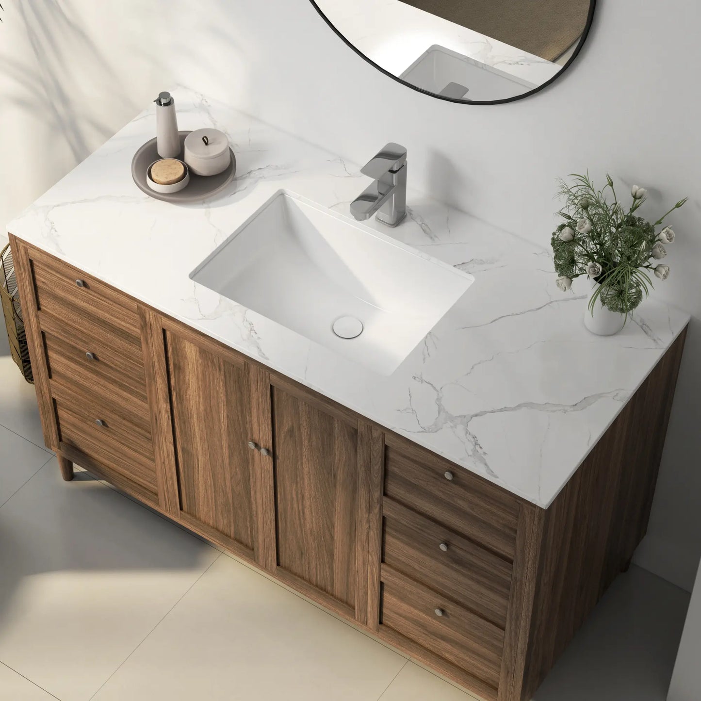 Denbigh 21" x 15" Rectangular Undermount Vitreous China Sink