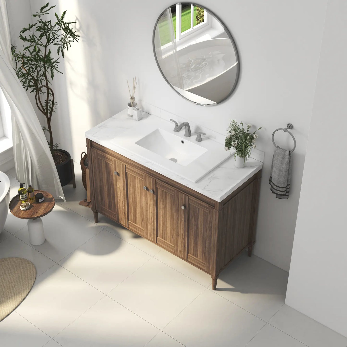 Tucson 30" x 18.25" Vitreous China Single Vanity Top Sink in White (Sink Only, No Vanity)