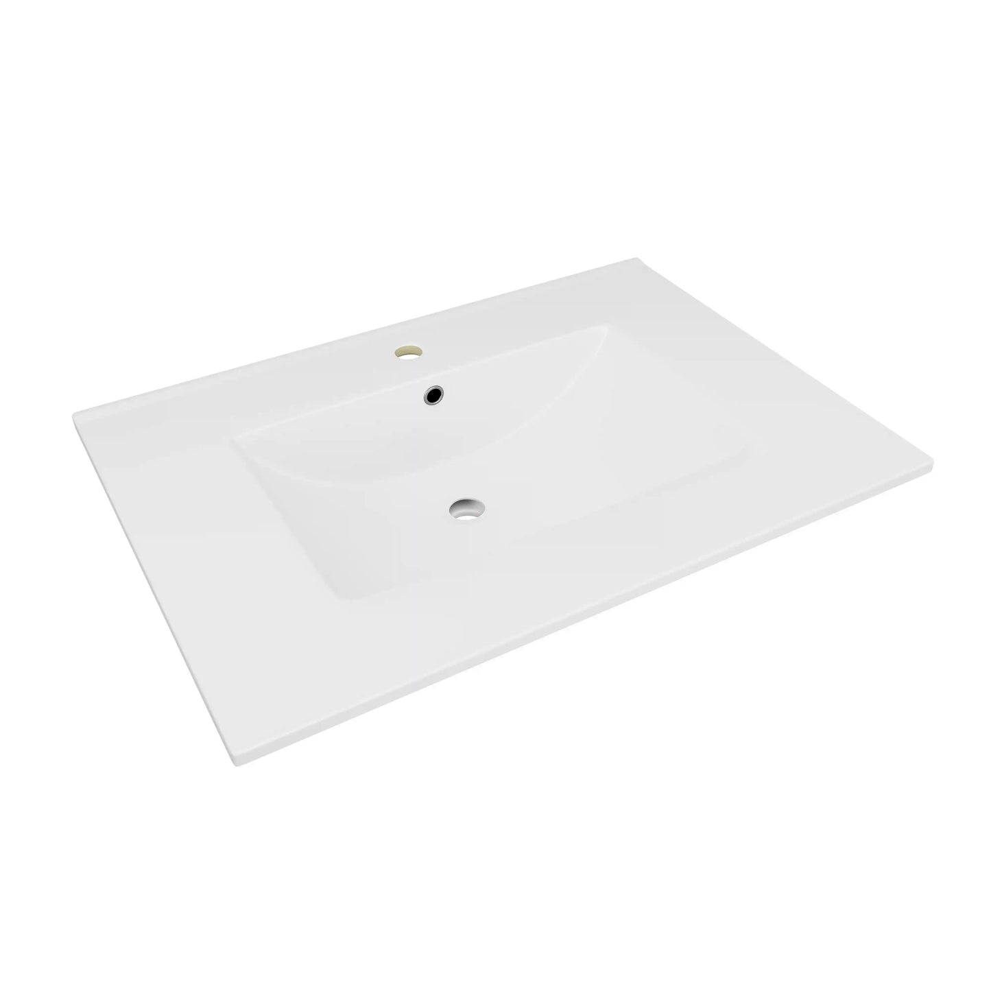 Dayton 31" x 22" White Rectangular Vitreous China Vanity Top Sink ( Sink Only )