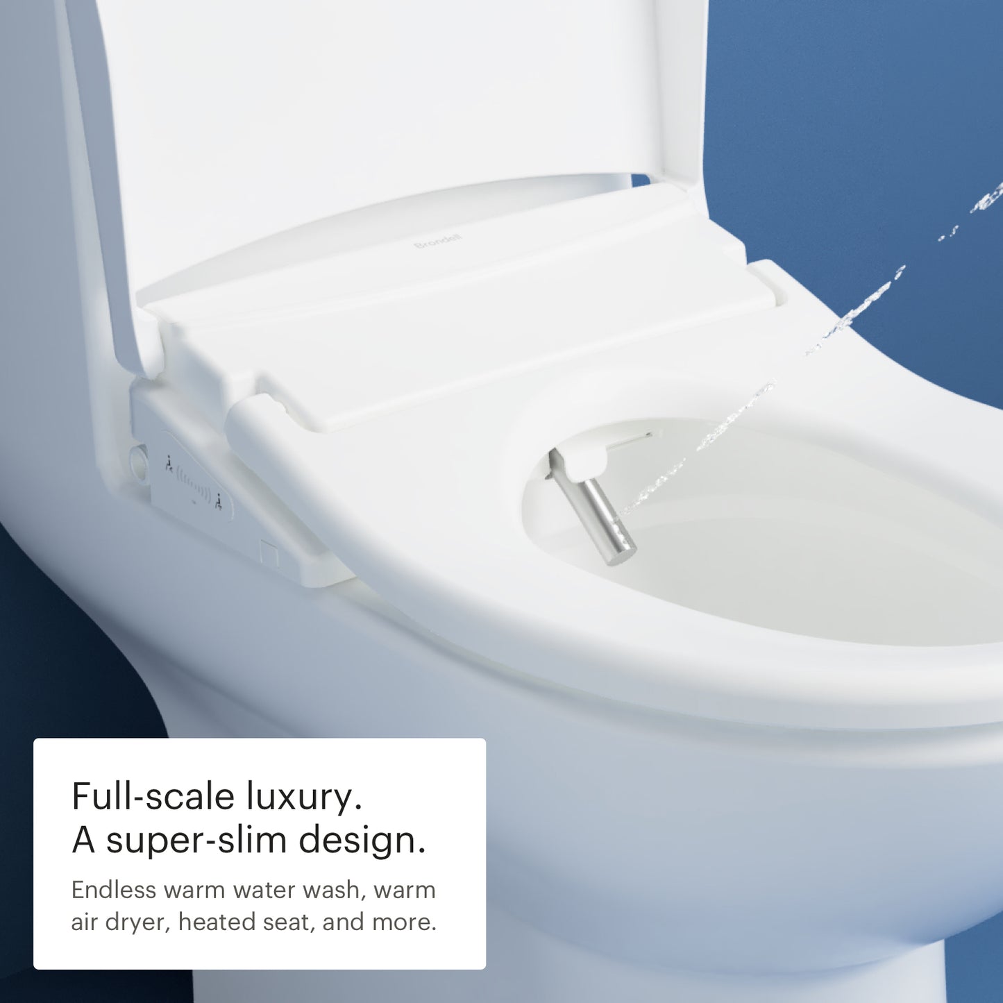 Swash Eco Thinline T66 | Luxury Bidet Toilet Seat with Remote Control, Elongated