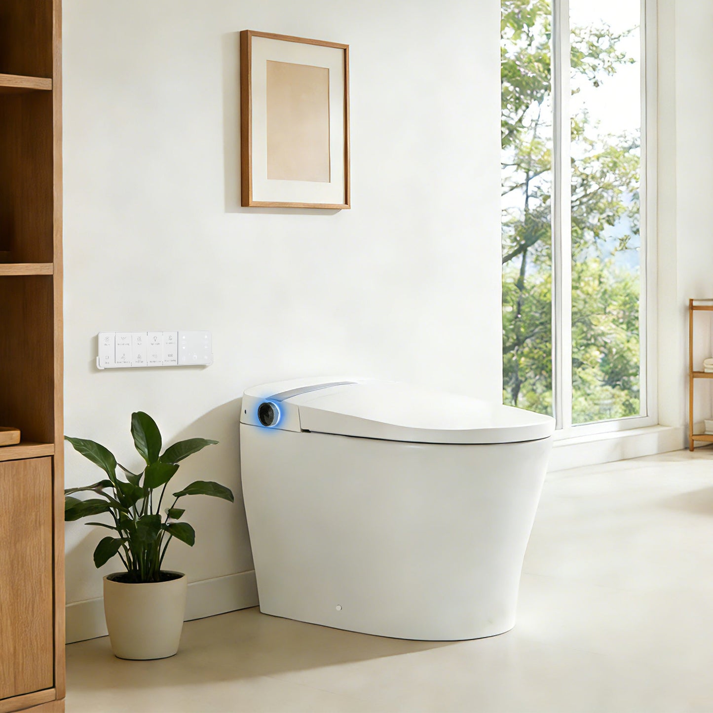 Marcel Smart Toilet with Tankless Flush & Bidet Wash