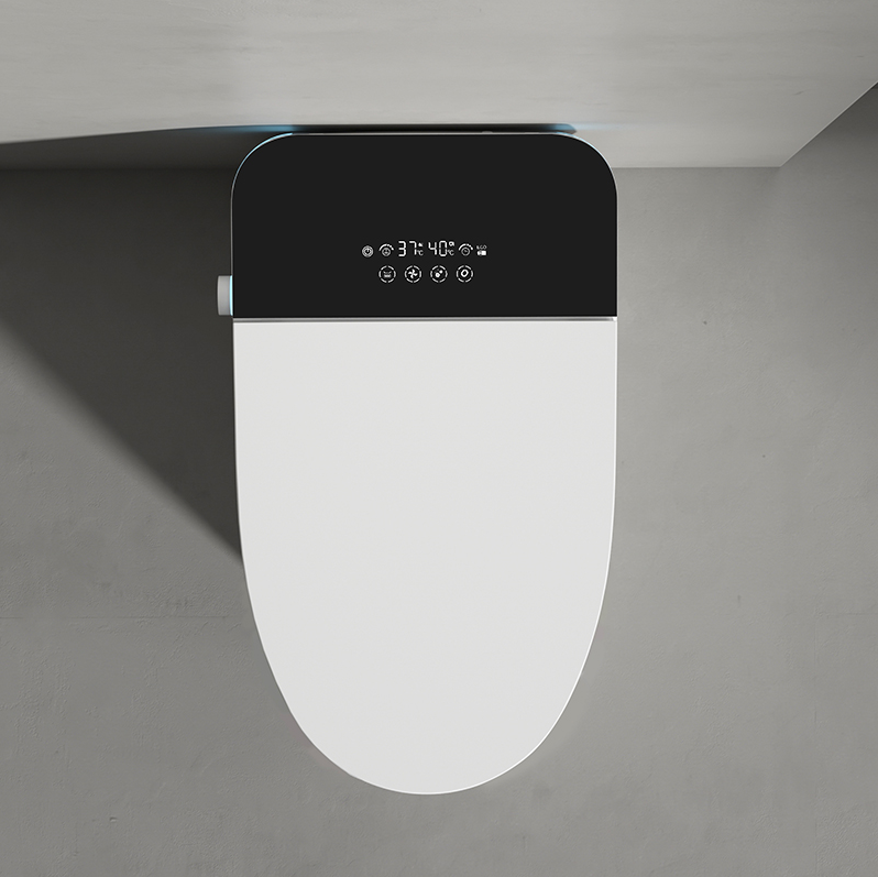 White Floor Mounted Intelligent Toilet | Tankless Smart Toilet