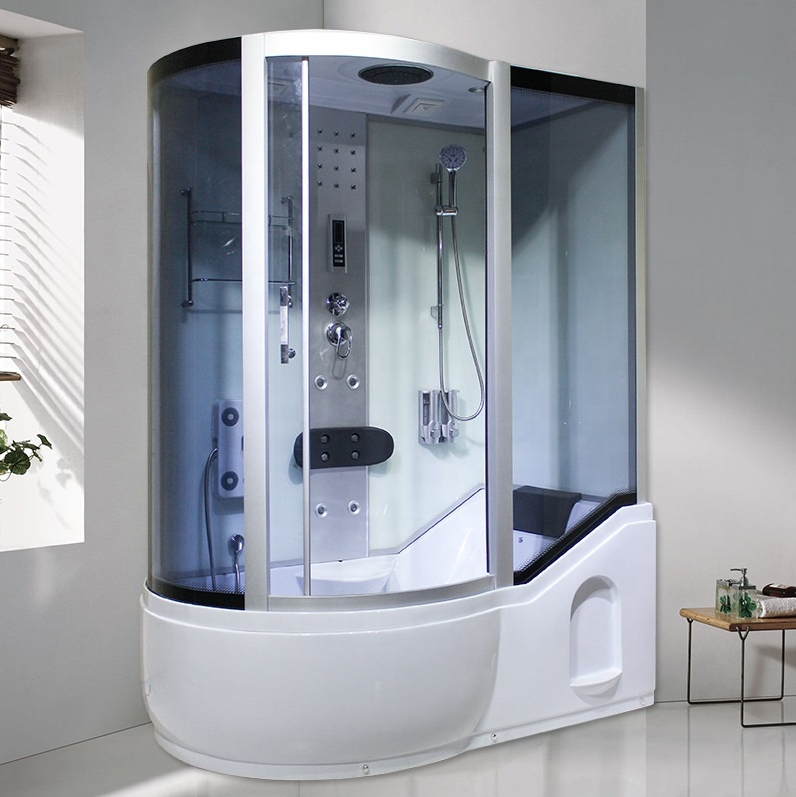 Indoor Sliding Glass Frame Steam Shower Cabin | Steam Room Complete Shower