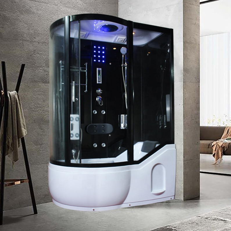 Indoor Sliding Glass Frame Steam Shower Cabin | Steam Room Complete Shower