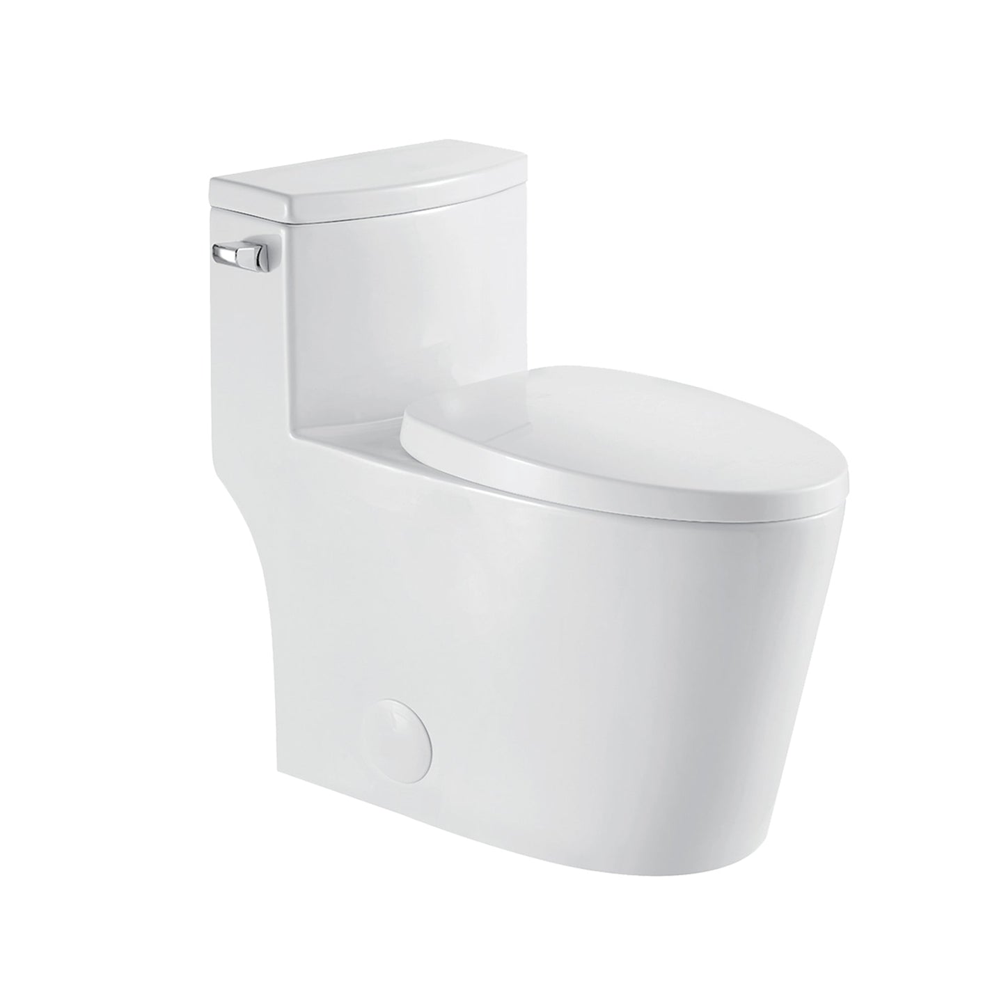 Braila Side-Flush Elongated One-Piece Toilet with ADA Chair Height