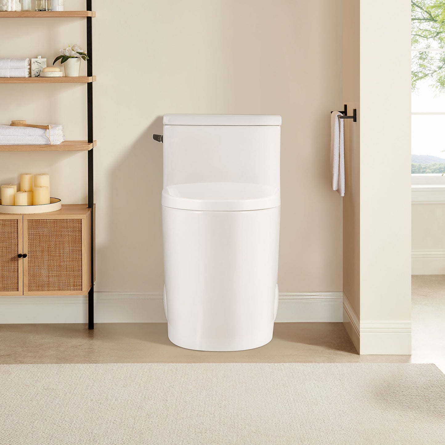 Braila Side-Flush Elongated One-Piece Toilet with ADA Chair Height