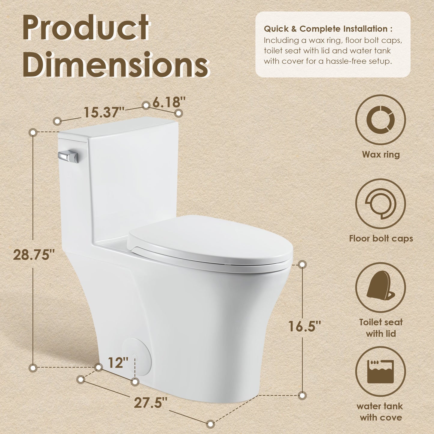 Soroca Side-Flush Elongated One-Piece Toilet with ADA Chair Height