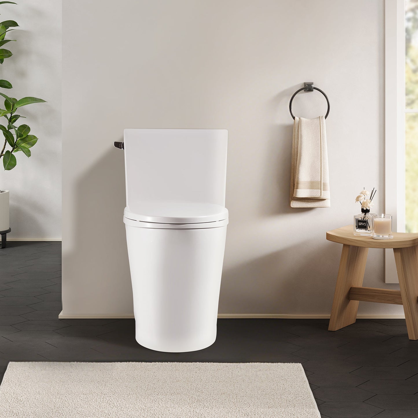 Soroca Side-Flush Elongated One-Piece Toilet with ADA Chair Height