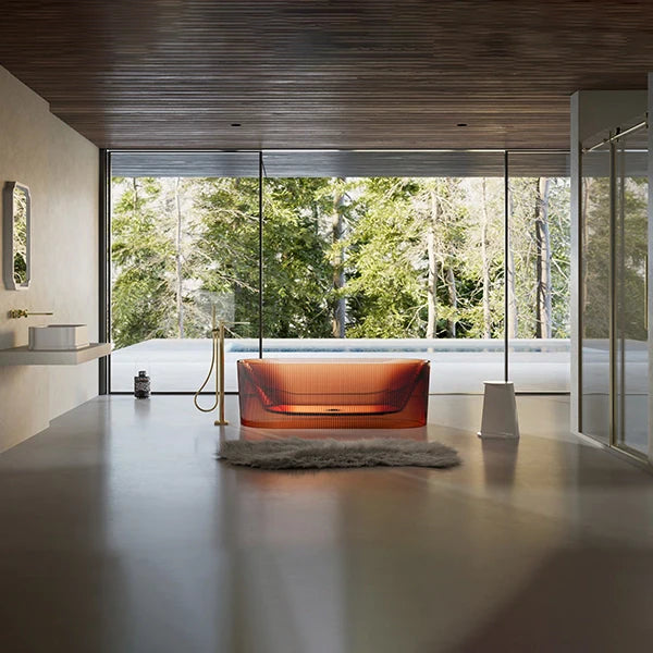 66.9 Inch MonBlari MIRAGE Resin | Freestanding Bathtub