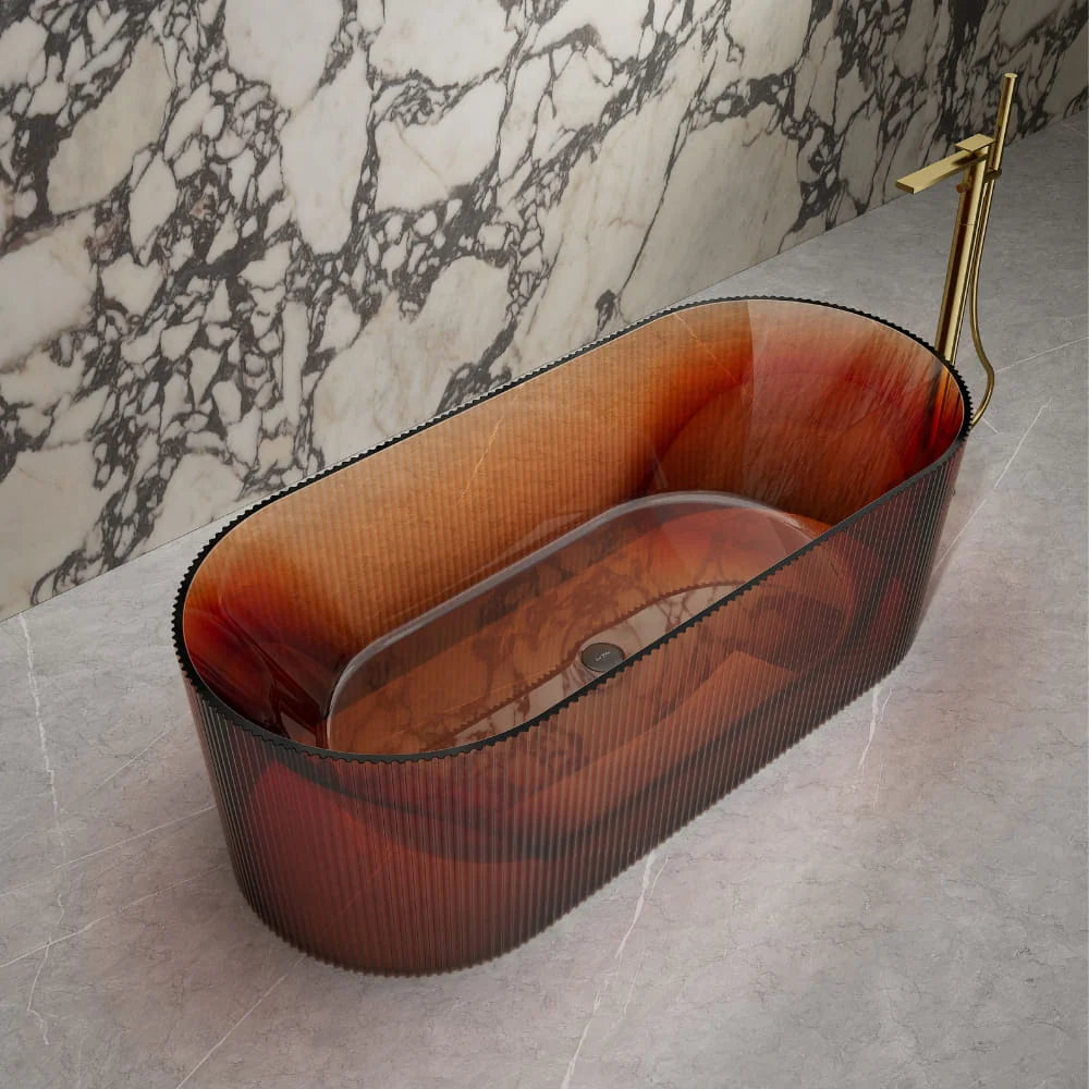 66.9 Inch MonBlari MIRAGE Resin | Freestanding Bathtub