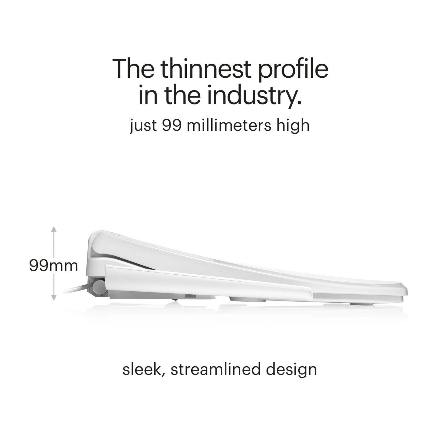 Swash Thinline T22 | Luxury Bidet Toilet Seat with Side Arm Control
