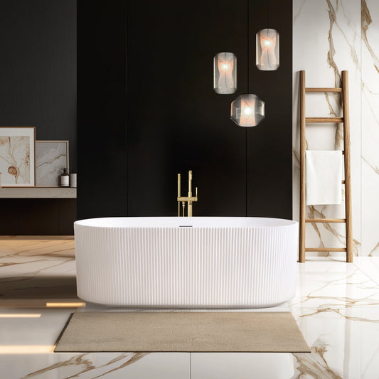 Vinnova Linyi 59.1" x 31.5" Soaking Bathtub