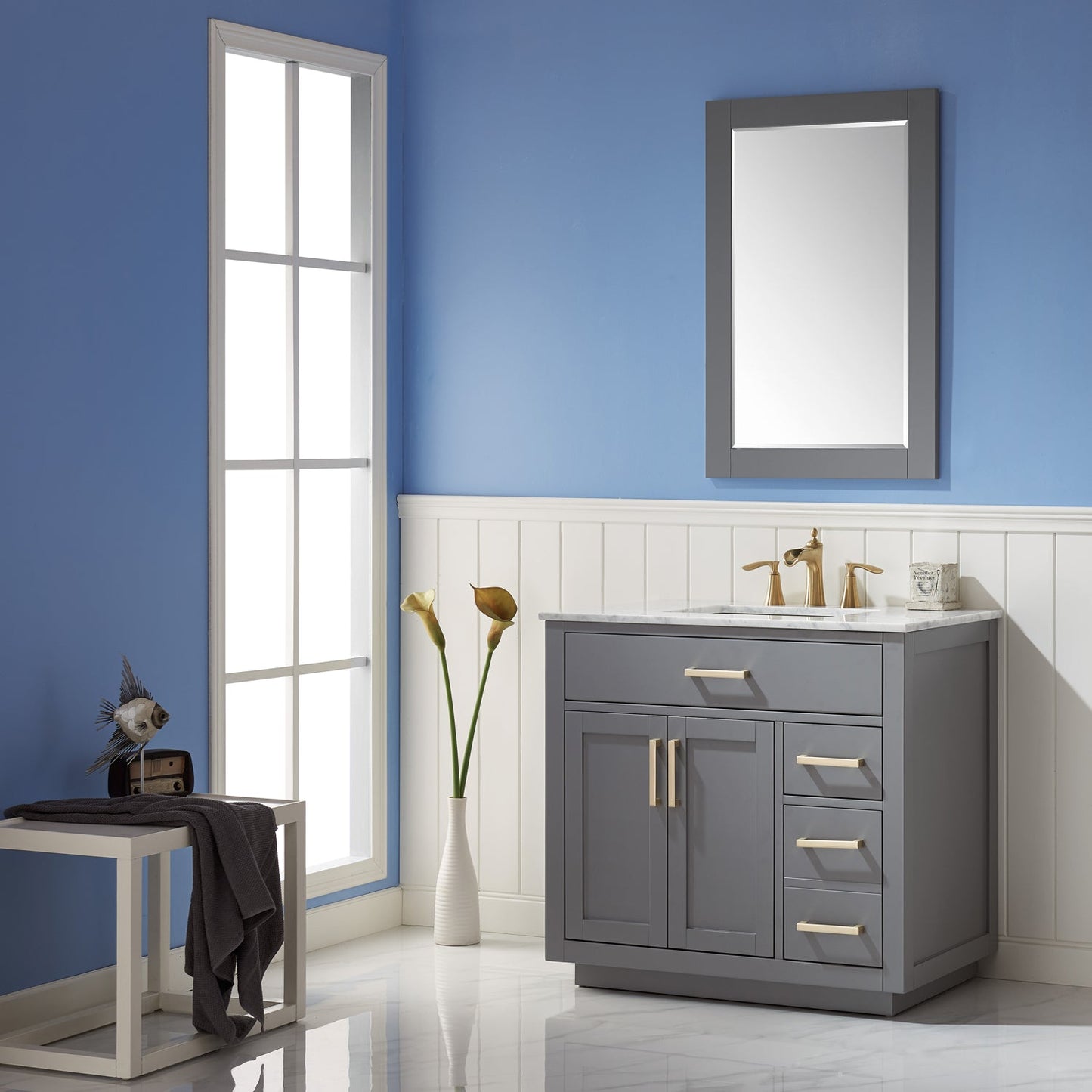 Ivy 36" Single Vanity with Top
