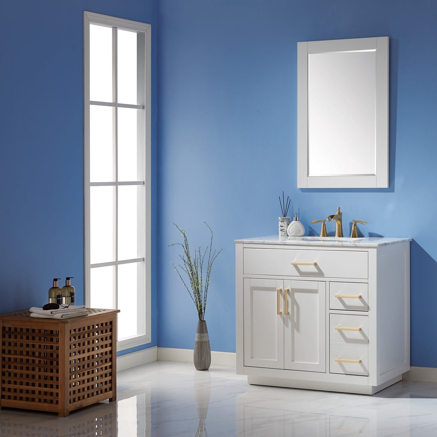 Ivy 36" Single Vanity with Top