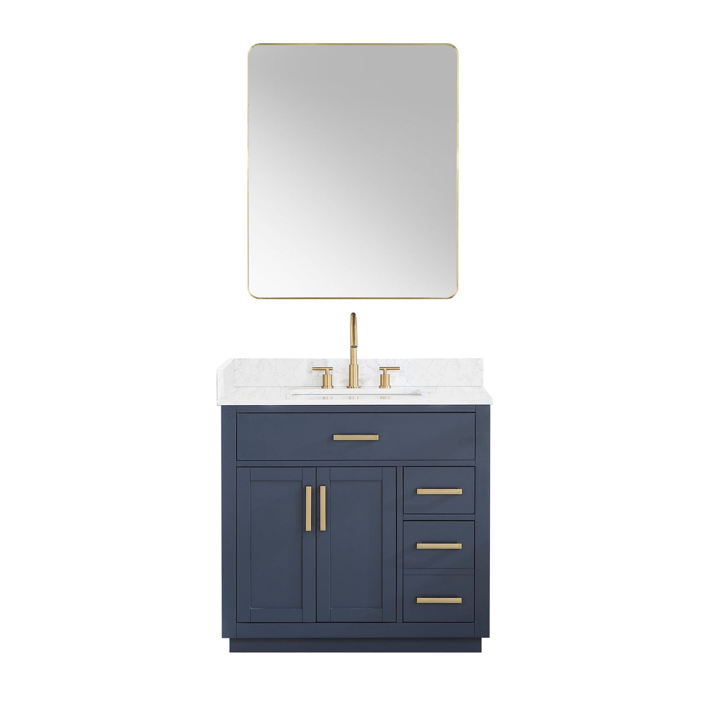 Gavino 36" Single Vanity with Top