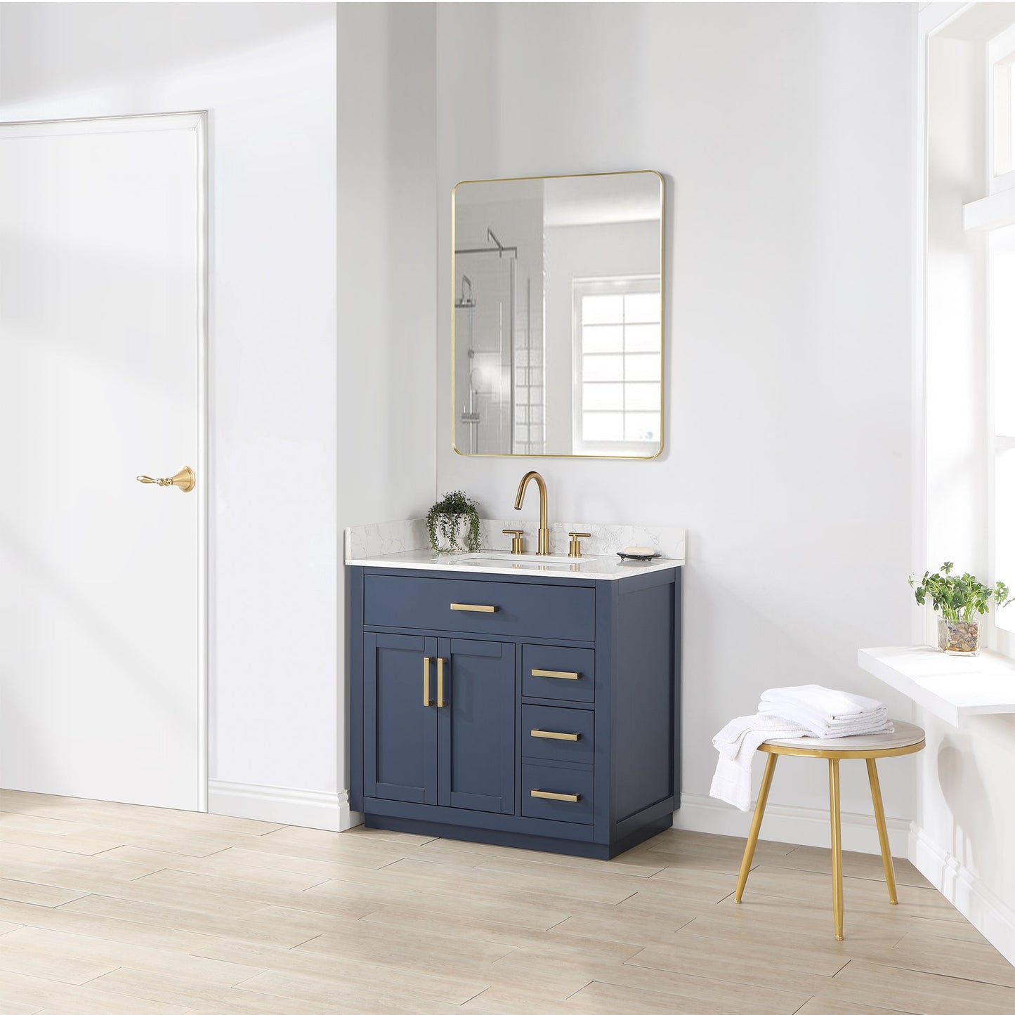 Gavino 36" Single Vanity with Top
