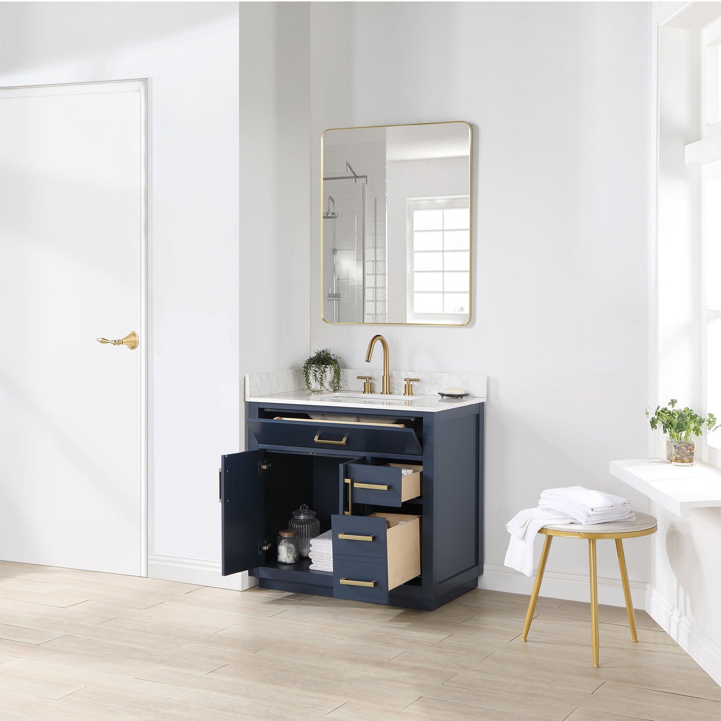 Gavino 36" Single Vanity with Top