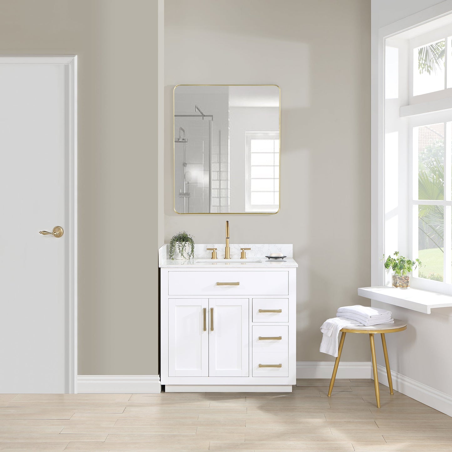 Gavino 36" Single Vanity with Top