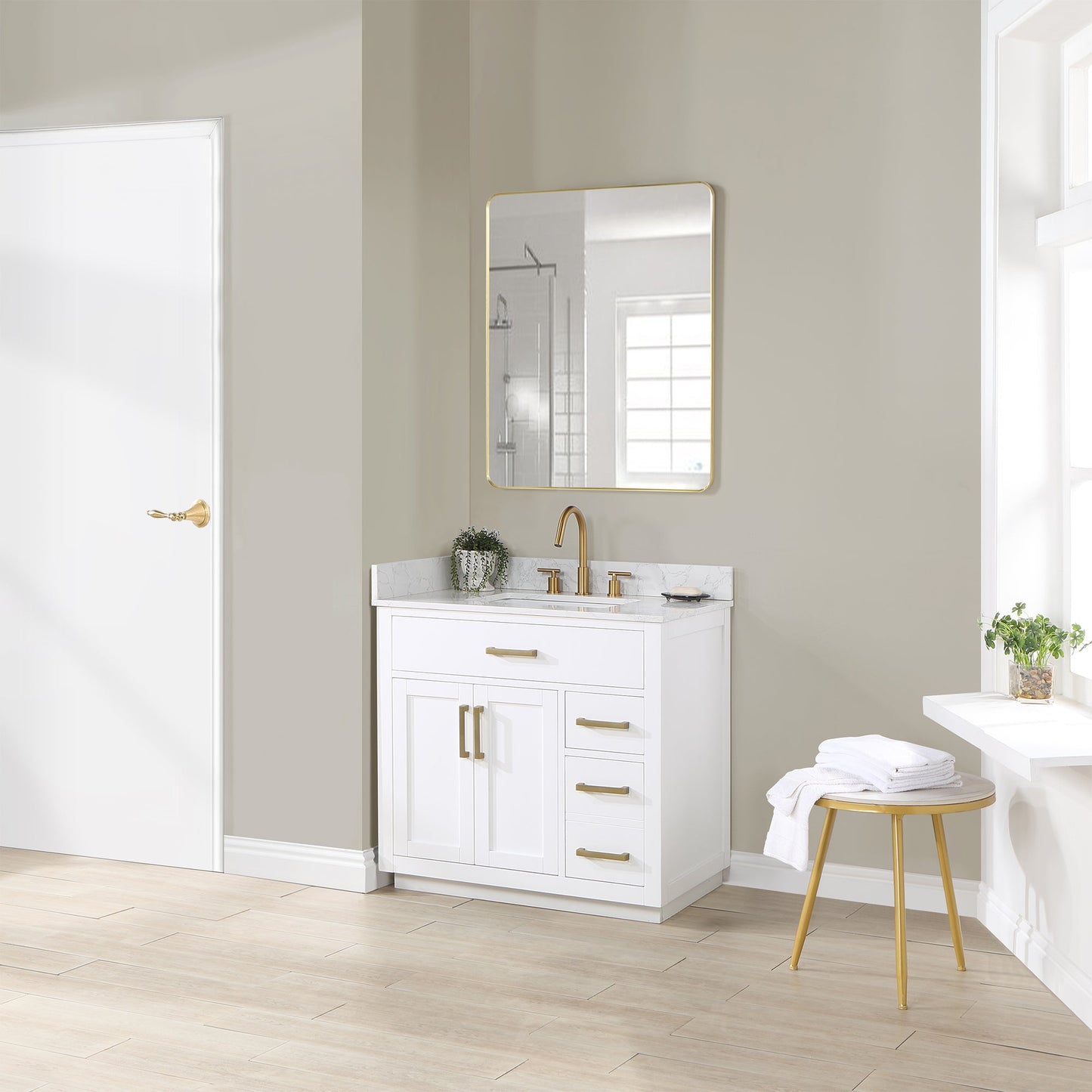 Gavino 36" Single Vanity with Top