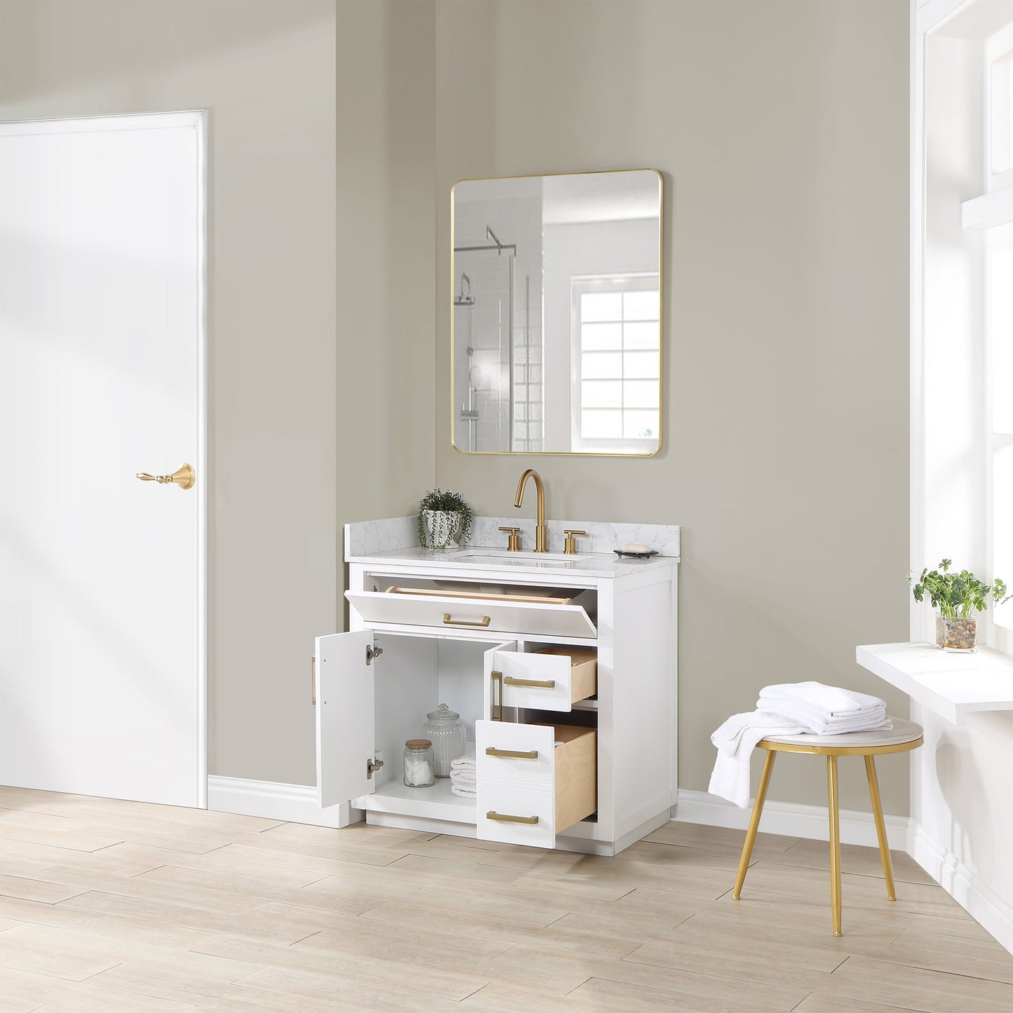 Gavino 36" Single Vanity with Top