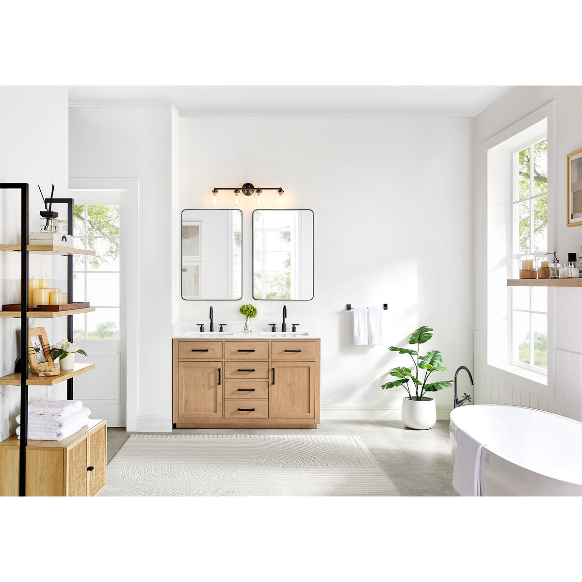 Gavino 54" double vanity with top
