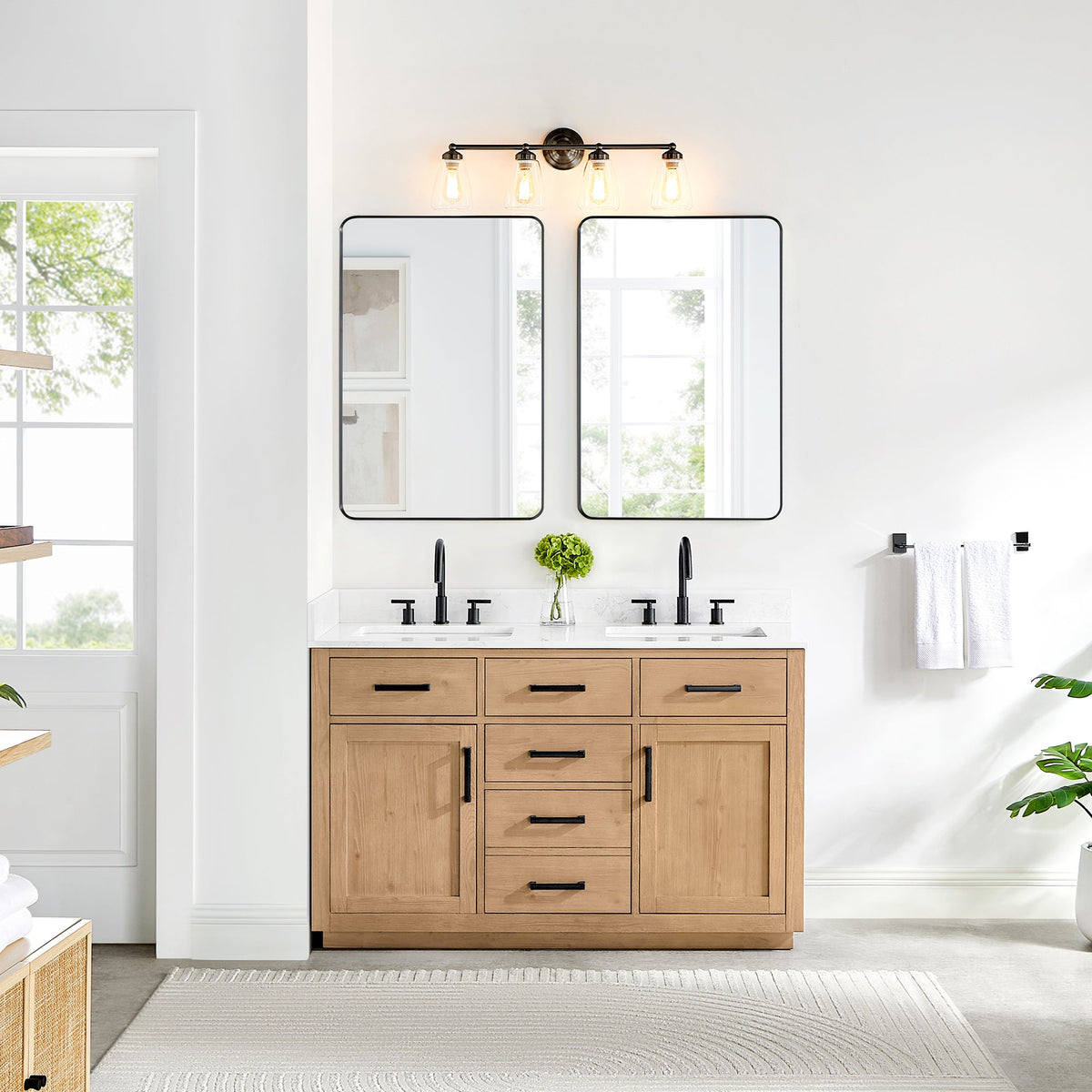 Gavino 54" double vanity with top
