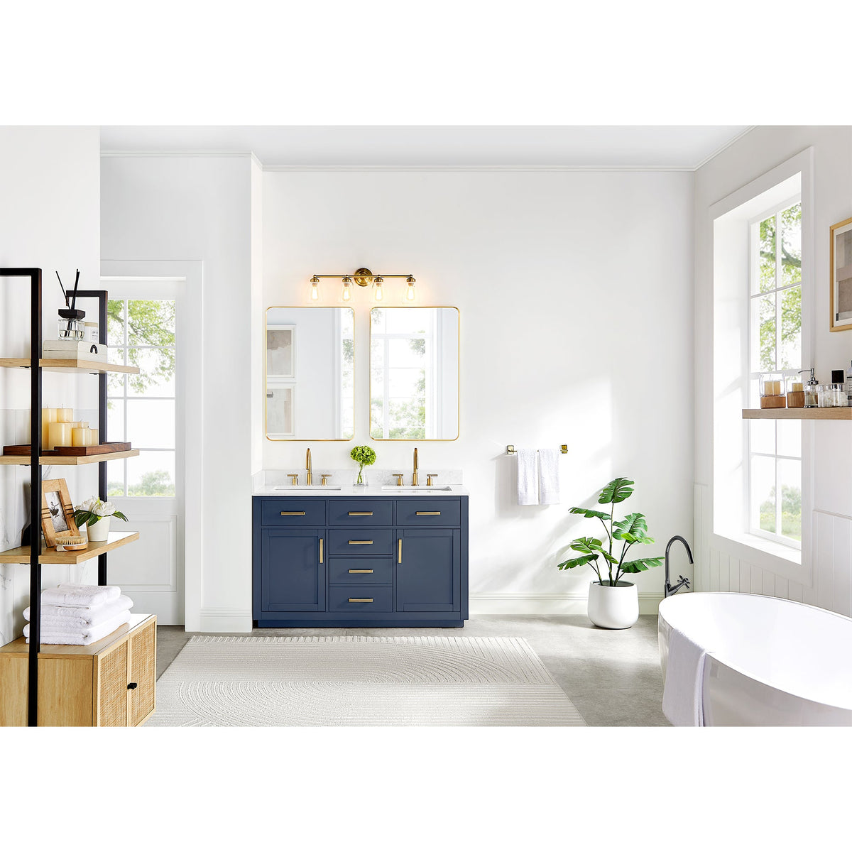 Gavino 54" double vanity with top