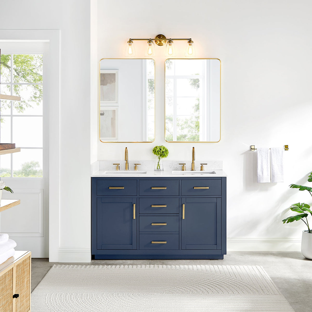 Gavino 54" double vanity with top