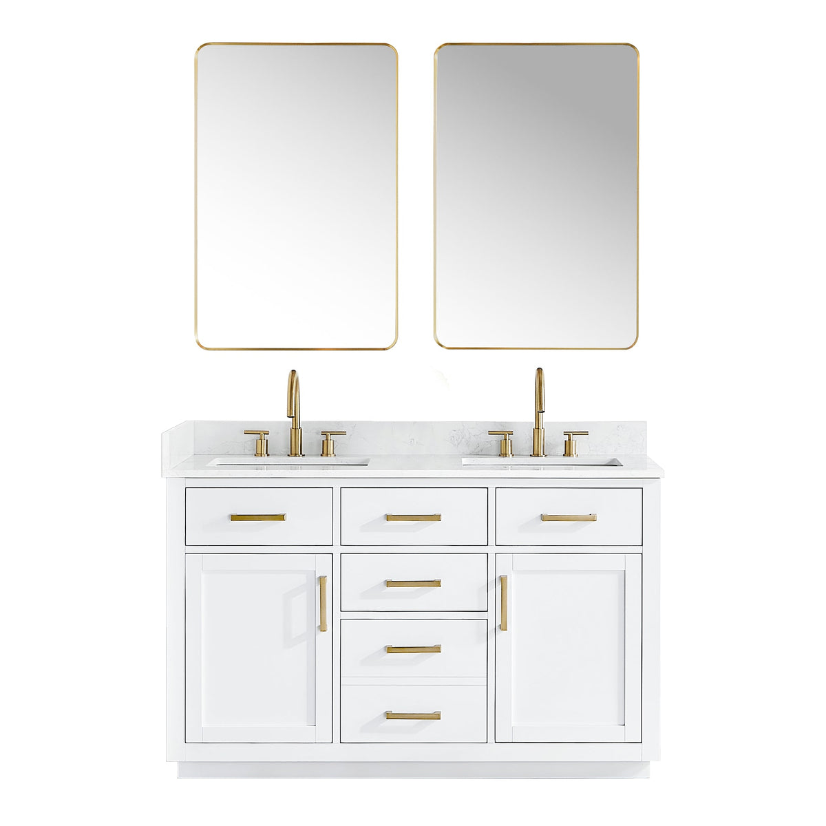 Gavino 54" double vanity with top