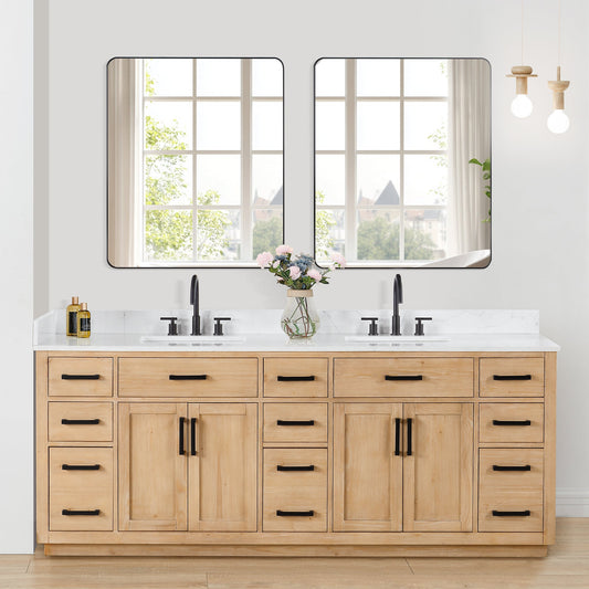 Gavino 84" Double Vanity with Top