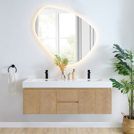 Siena 60" Double Vanity with Top