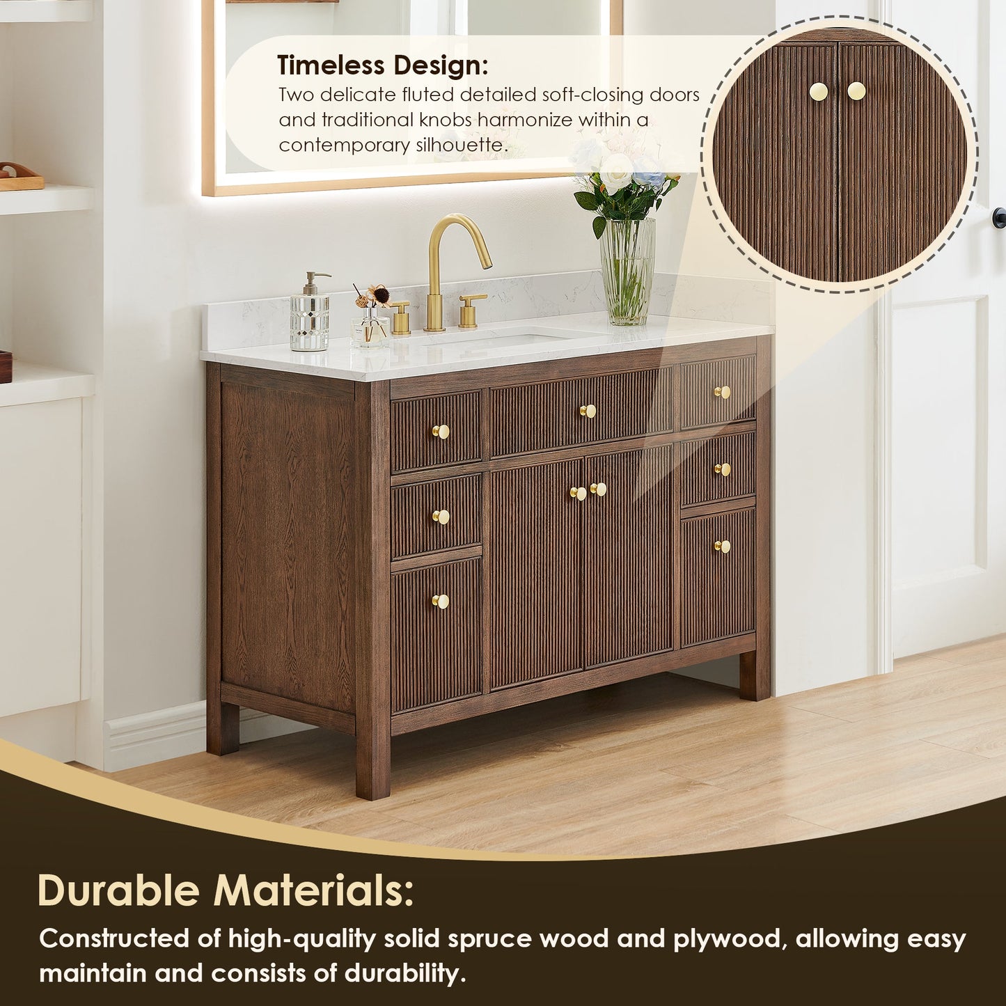Cerrito 48" Single Vanity With Top